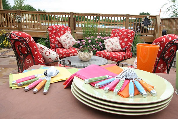 Homely and Nostalgic Outdoor patio