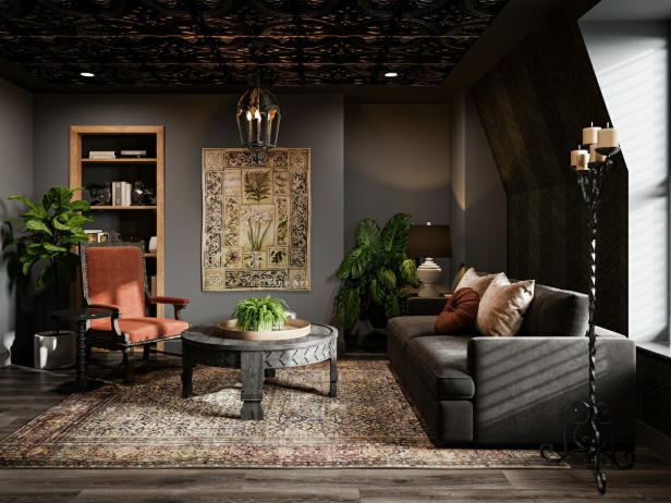 Incorporate natural elements and earthy tones for a grounded look