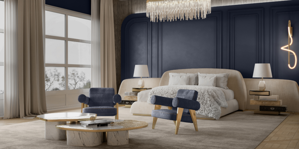 Blue accented