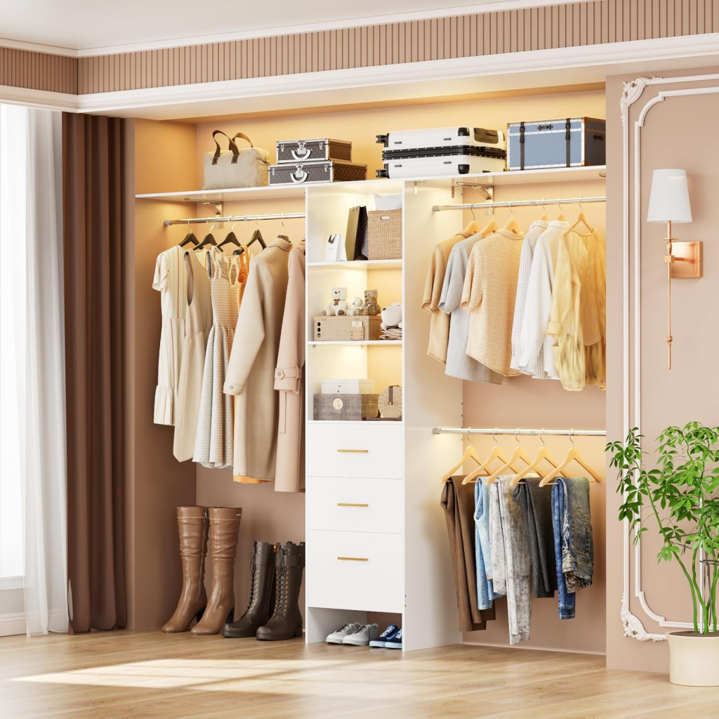 Closet System with Drawers