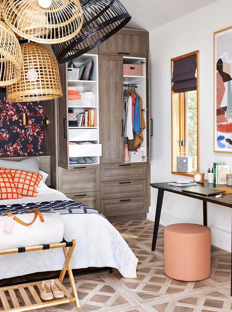 A unique bedroom.