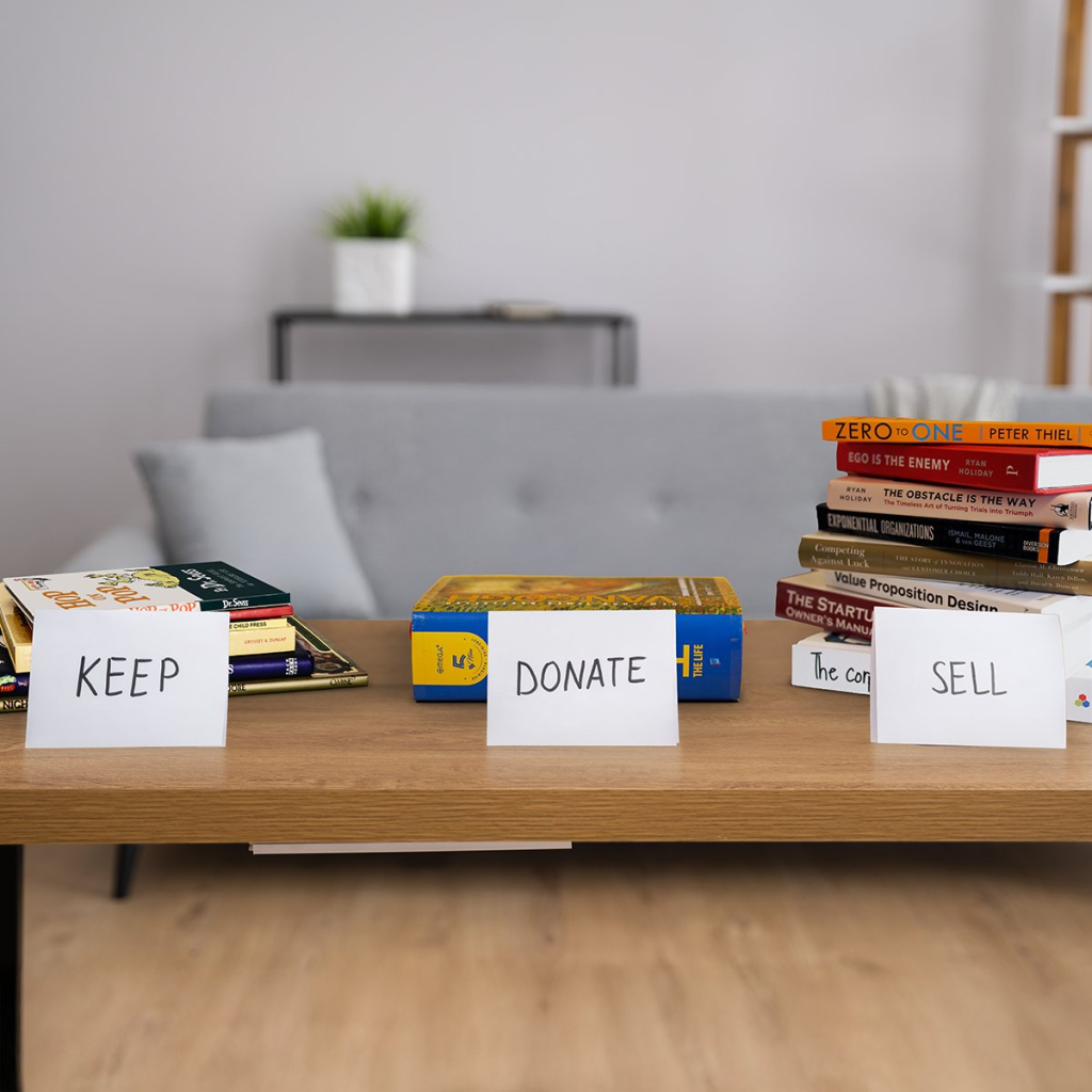 Deciding What to Keep, Donate, or Sell