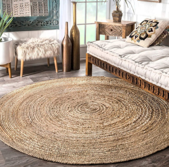 a rug in a room