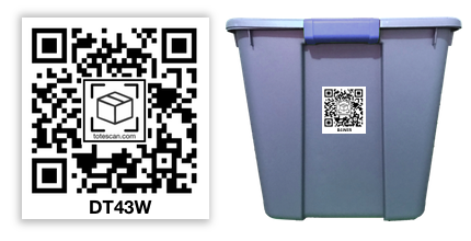 QR tag bin.