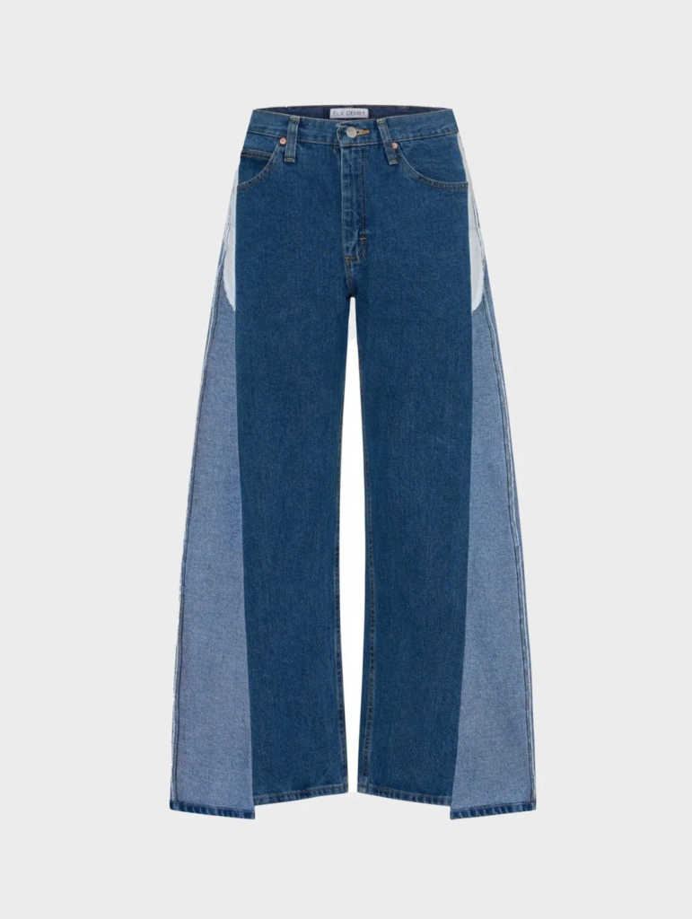 Two Toned Denim trousers looking great!