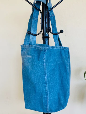 Repurposed Denim Tote Bag.