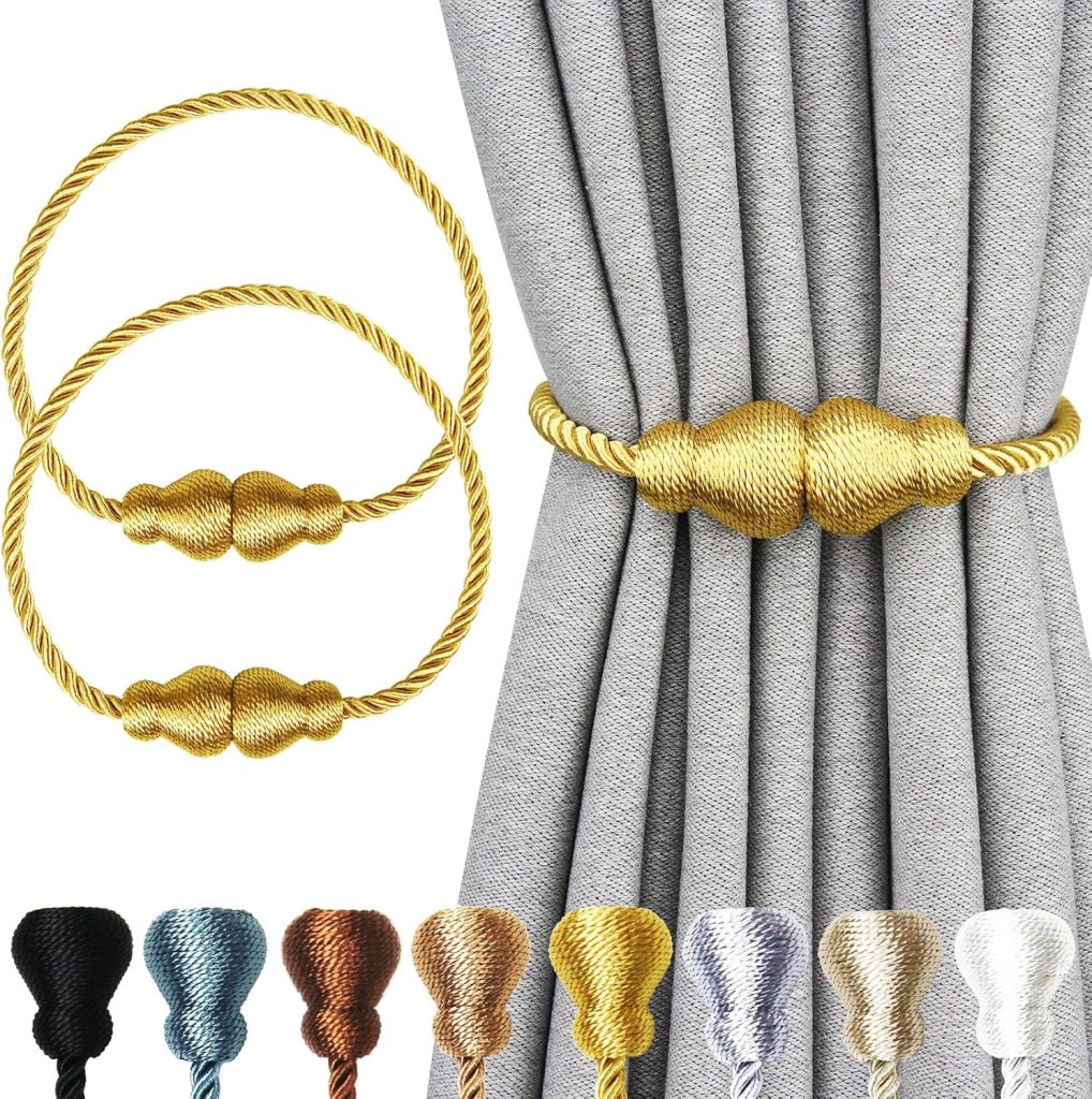 Magnetic Decorative Rope Curtain Tiebacks