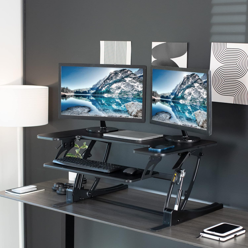 VIVO 36 inch Height Adjustable Stand Up Desk Converter