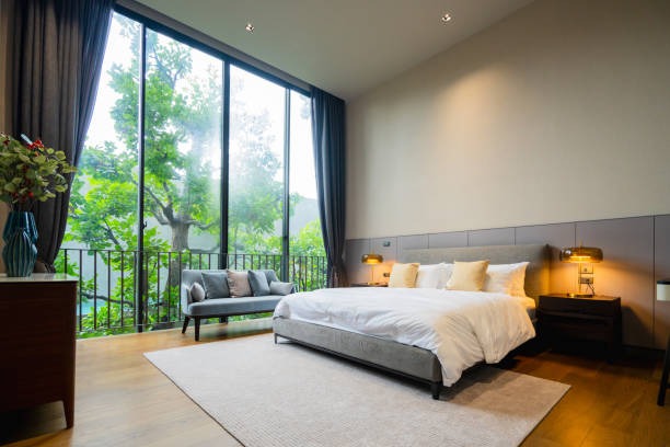Contemporary and modern bedroom interior